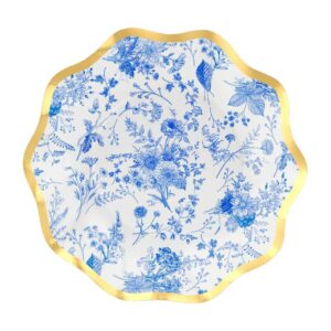 Tazones Desechables para Aperitivos y Postres con Motivo "Atemporal"  6.5" (8 uds)