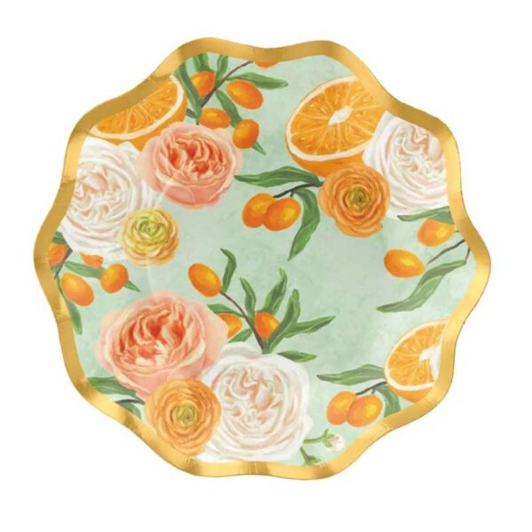 Tazones-Desechables-para-Aperitivos-y-Postres-con-Motivo-'Mimosa'-8-uds-Front Tazones Desechables para Aperitivos y Postres con Motivo "Mimosa" 6.5" (8 uds)