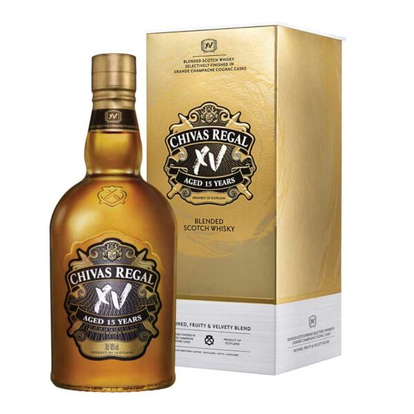 Whisky-Chivas-Regal-15-Años,-750-ml--Front Whisky Chivas Regal 15 Años, 750 ml