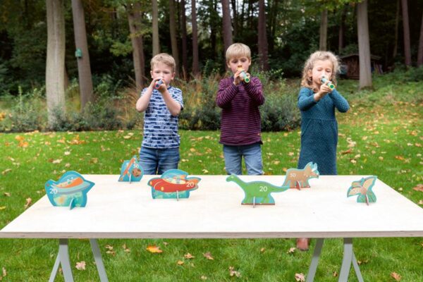 Juego de Soplar Dardos de Goma Motivo Espacial Scratch Europe