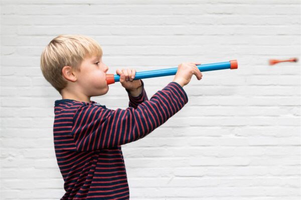 Juego de Soplar Dardos de Goma Motivo Espacial Scratch Europe