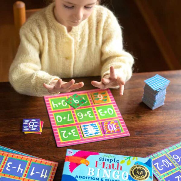 Bingo de Matemáticas Simples eeBoo