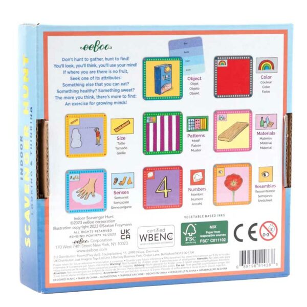 Juego “Búsqueda del Tesoro” para interiores eeBoo