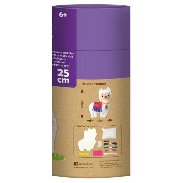 Kit-“Mi-Primer-Muñeco-de-Costura”-Modelo-Llama-Avenir-Back Kit “Mi Primer Muñeco de Costura” Modelo Llama Avenir