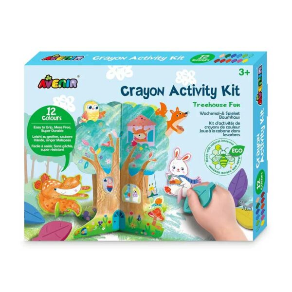 Kit de Actividades de Crayones para Colorear “La Divertida Casa del Árbol” Avenir