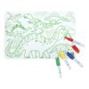 Kit para Colorear Mantel de Silicona Modelo “Dinosaurio” Super Petit Artists