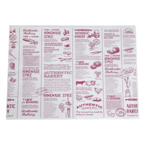 Papel Encerado Periódico Rojo (1000 uds)