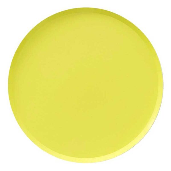 Platos-Desechables-Grandes-con-Motivo-'Chartreuse'-9'-(8-uds)-Front Platos Desechables Grandes con Motivo "Chartreuse" 9" (8 uds)