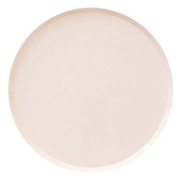 Platos Desechables Grandes con Motivo "Pretty in Pink" 9" (8 uds)