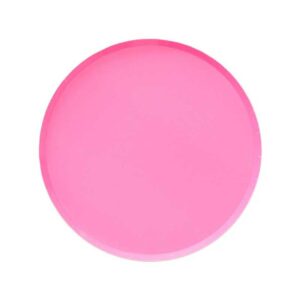 Platos Desechables Pequeños con Motivo "Neon Rose" 7" (8 uds)