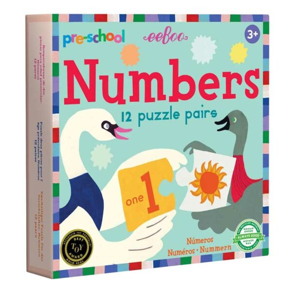 Rompecabezas de Números para Preescolar eeBoo