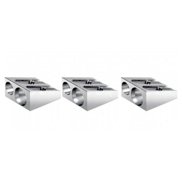 Sacapuntas Bambary Metal (3 uds)