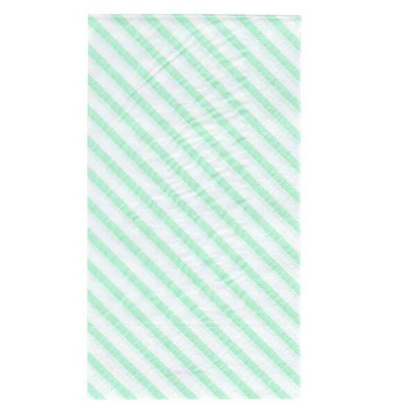 Servilletas Tipo Buffet con Motivo "Mint Stripes" (20 uds)
