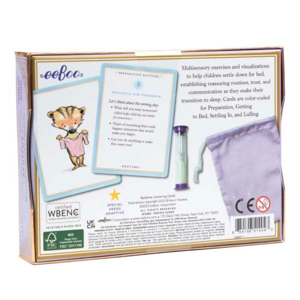 Tarjetas “Bedtime Centering” eeBoo