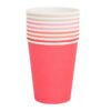 Vasos Desechables Motivo "Pretty in Pink" 8 oz (8 uds)