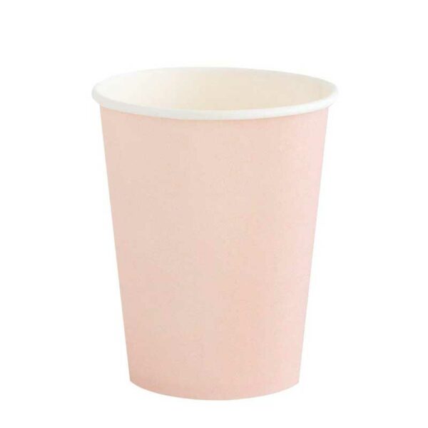 Vasos Desechables Motivo "Pretty in Pink" 8 oz (8 uds)