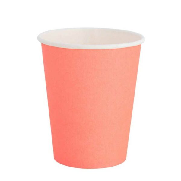 Vasos Desechables Motivo "Pretty in Pink" 8 oz (8 uds)