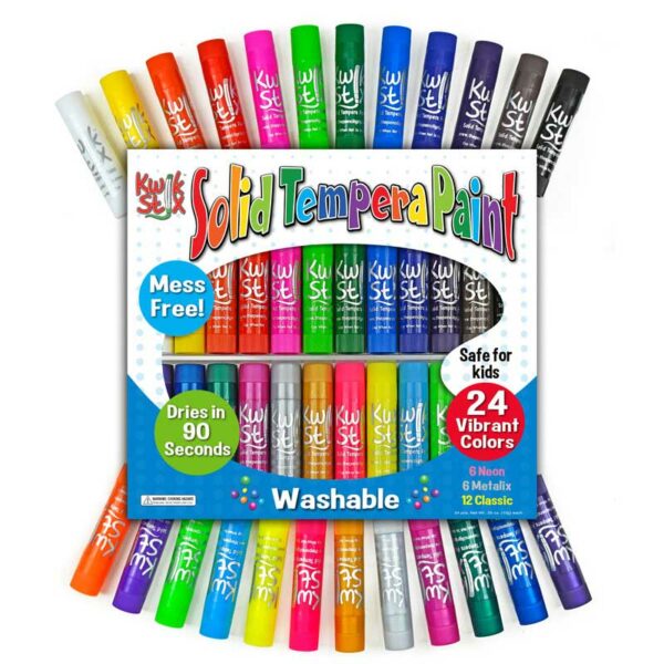 Barras de Pintura de Témpera Kwik Stix (24 colores) The Pencil Grip