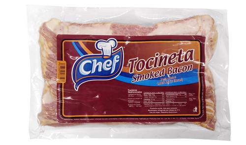 Tocineta Ahumada Rebanada Chef, 3 lbs