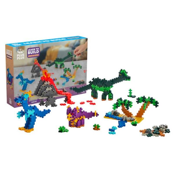 Juego Aprende a Construir Dinosaurios Plus-Plus