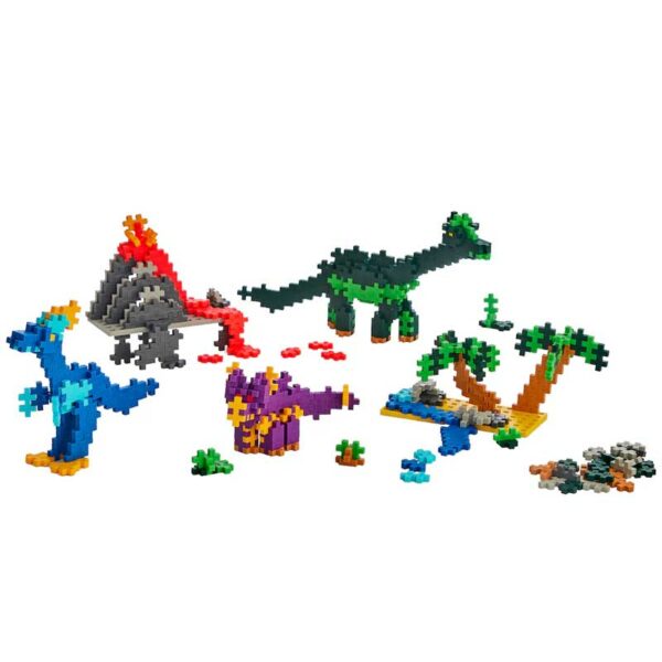 Juego Aprende a Construir Dinosaurios Plus-Plus