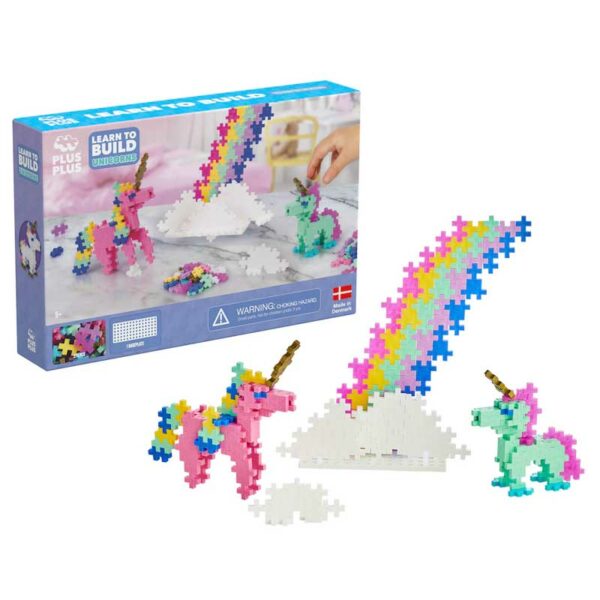 Juego de Construcción Aprende a Construir Unicornios (275 Piezas) Plus-Plus