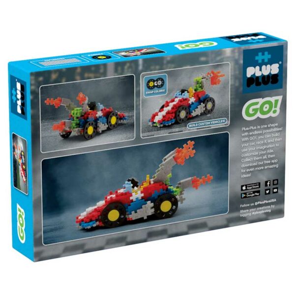 Juego de Construcción Modelo Go! Carro de Carrera Plus-Plus