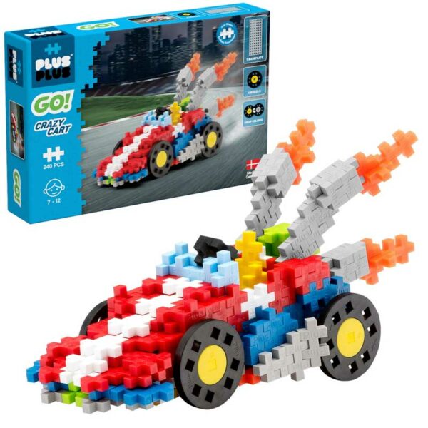 Juego de Construcción Modelo Go! Carro de Carrera Plus-Plus