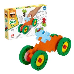 Juego de Construcción con Piezas Grandes Modelo Make and Go! Plus-Plus