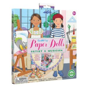 Juego de mariquitas de papel “Músico y Artista” eeBoo