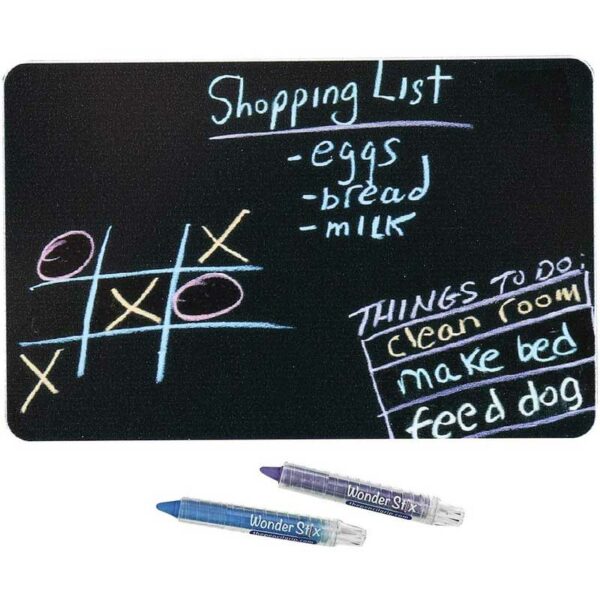 Kit de Pizarras Reutilizables con Crayones Wonder Stix (4 Pizzarras y 12 crayones) The Pencil Grip