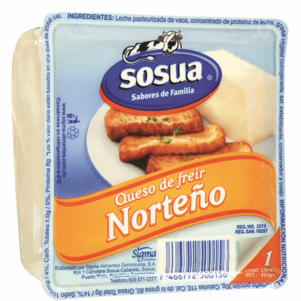 Queso Blanco De Freir Norteño Sosua, 1 lb