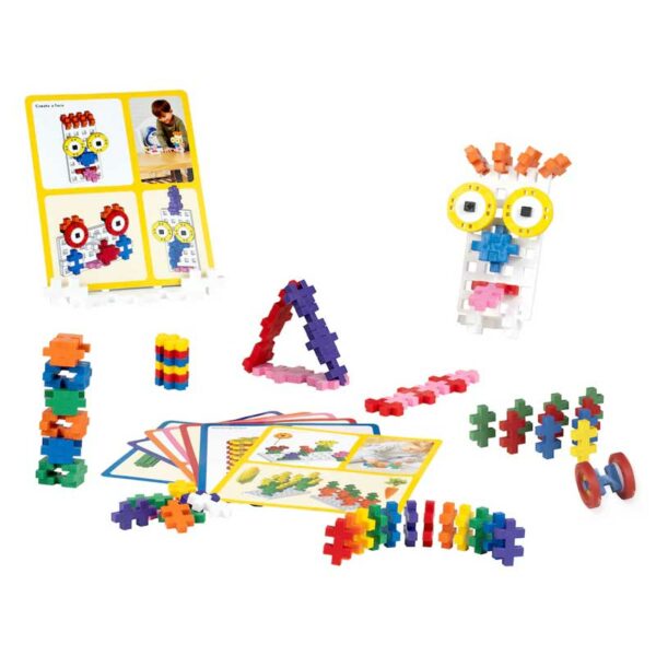 Set de Actividades Aprende a Construir con Piezas Grandes Plus-Plus