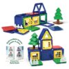 Set de Baldosas Magnéticas Para Construir “La Cabaña de Arthur” Play Brainy