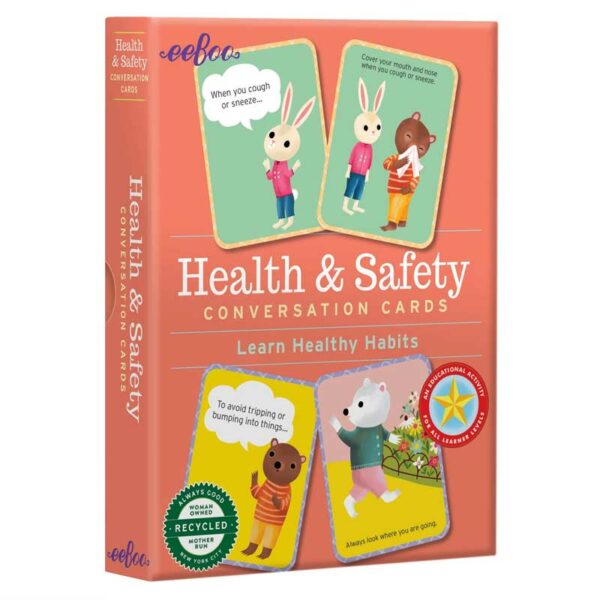 Tarjetas-de-conversación-“Salud-y-seguridad”-eeBoo-Front Tarjetas de conversación “Salud y seguridad” eeBoo