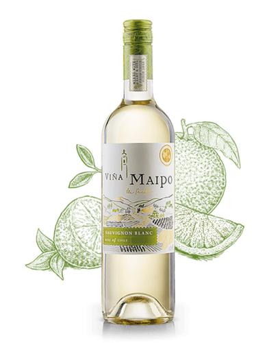 Vino Blanco Sauvignon Blanc Viña Maipo, 750 ml