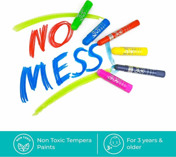 Barras de Témpera Kwik Stix 6 Colores Neón The Pencil Grip