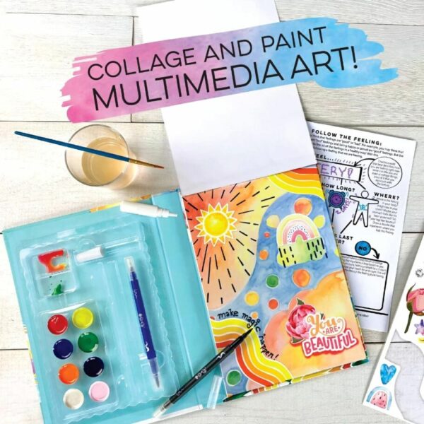 IHA8009 2 Carpeta Plegable de Arte Terapéutico Collage Visions iHeartArt