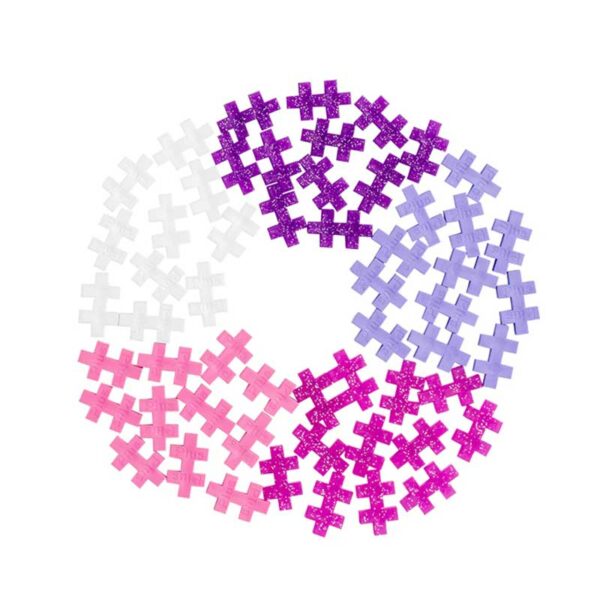 Juego de Construcción Modelo Glitter (Tubo 70 piezas) Plus-Plus