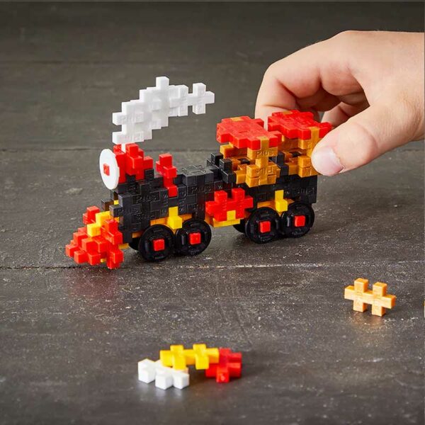 Juego de Construcción Modelo Tren (Tubo 70 piezas) Plus-Plus