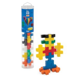 Juego de Construcción (Tubo de 15 piezas Grandes) Modelo Básico  Plus-Plus