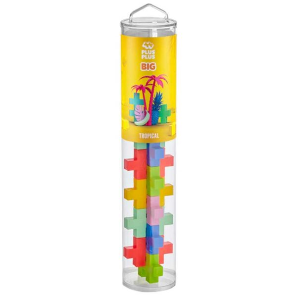 Juego de Construcción (Tubo de 15 piezas Grandes) Modelo Tropical Plus-Plus