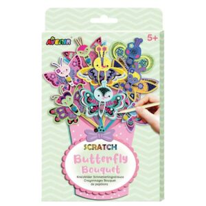 Kit de Arte de Raspar Modelo Ramo de Mariposas Avenir