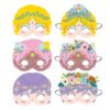 Kit de Manualidad para Hacer Máscaras de Brillantes Modelo Princesa Avenir