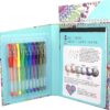 Set de Arte con Lapiceros de Colores en Gel (10 colores) y Libreta de Dibujo iHeartArt