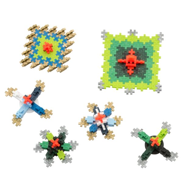 Juego de Construcción Aprende a Construir Trompos (240 Piezas) Plus-Plus