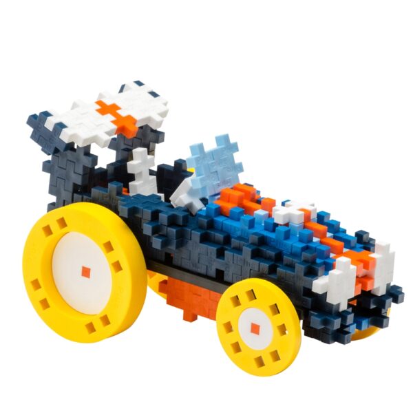 Juego de Construcción Modelo Go! Carro Dragster del Desierto (275 Piezas) Plus-Plus