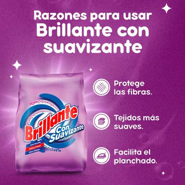 Detergente-Polvo-Brillante-con-Suavizante,-900-g-Front-3 Detergente Polvo Brillante con Suavizante, 900 g