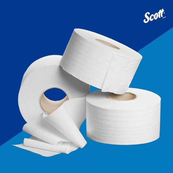 Papel Higiénico Scott Essential Jumbo Roll 1000' (12 uds)