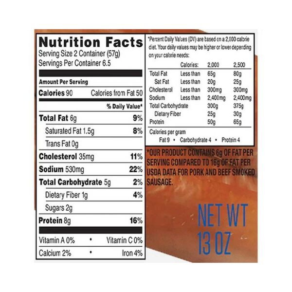 Salchicha Butterball de Pavo Ahumada, 14 oz